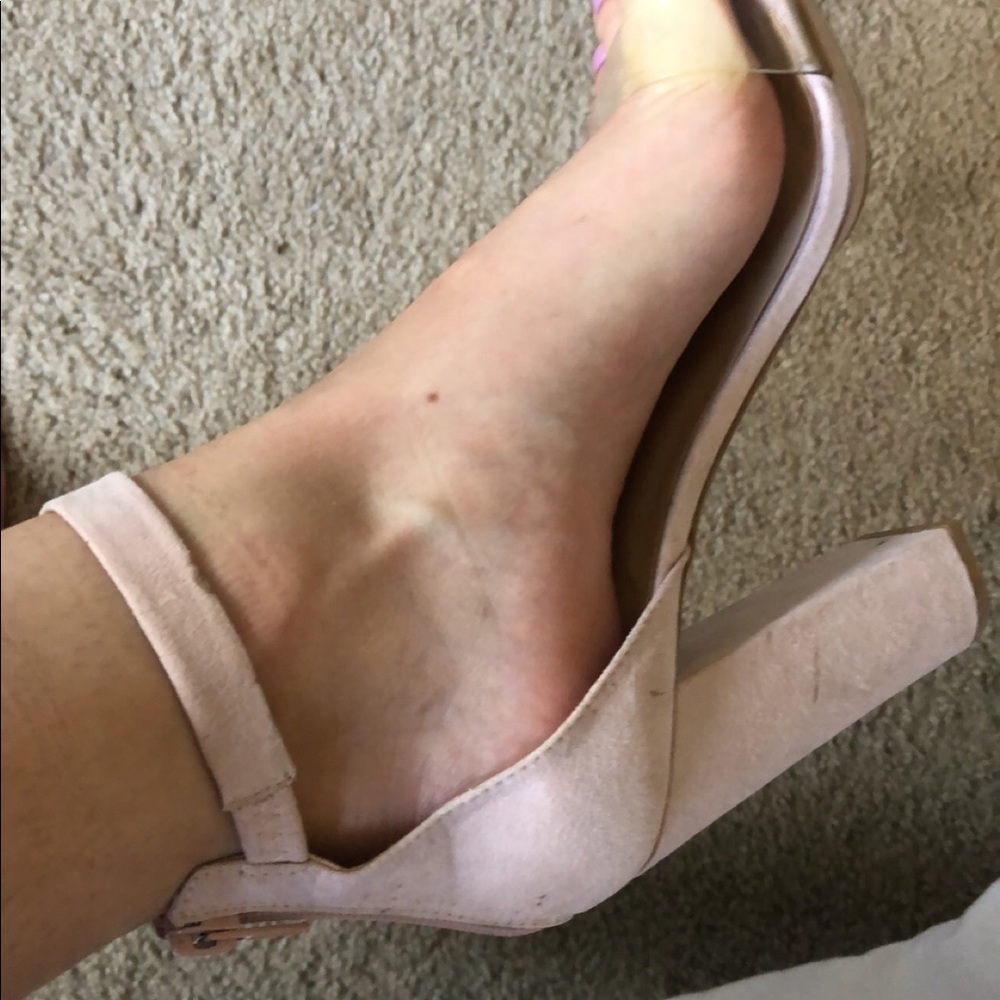 Cream heels